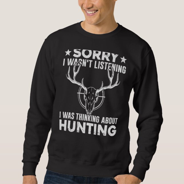 Tee Gift For Bow And Rifle Deer Hunters Funny Hunt (Front)