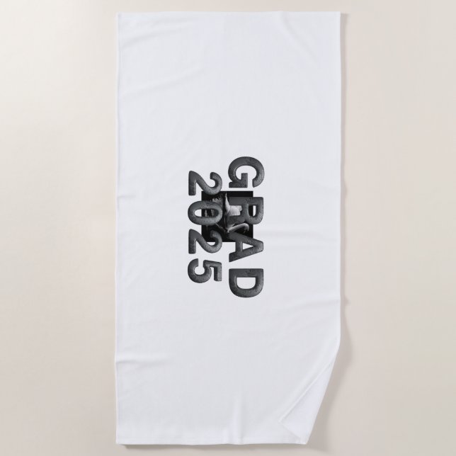 TEE Grad 2025 Beach Towel (Front)