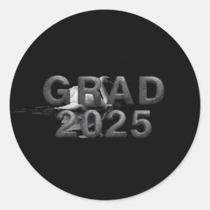 TEE Grad 2025 Classic Round Sticker