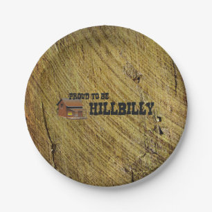 TEE Hillbilly Proud Paper Plate