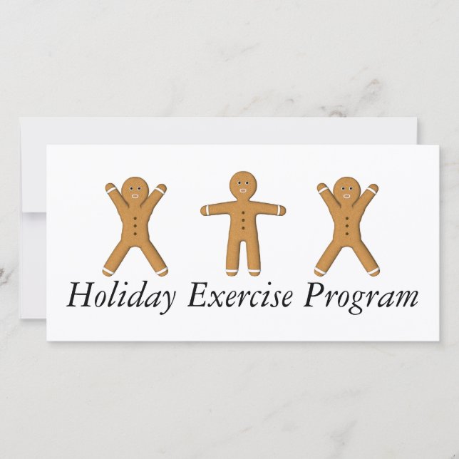 TEE Holiday Exercise Program Card (Front)