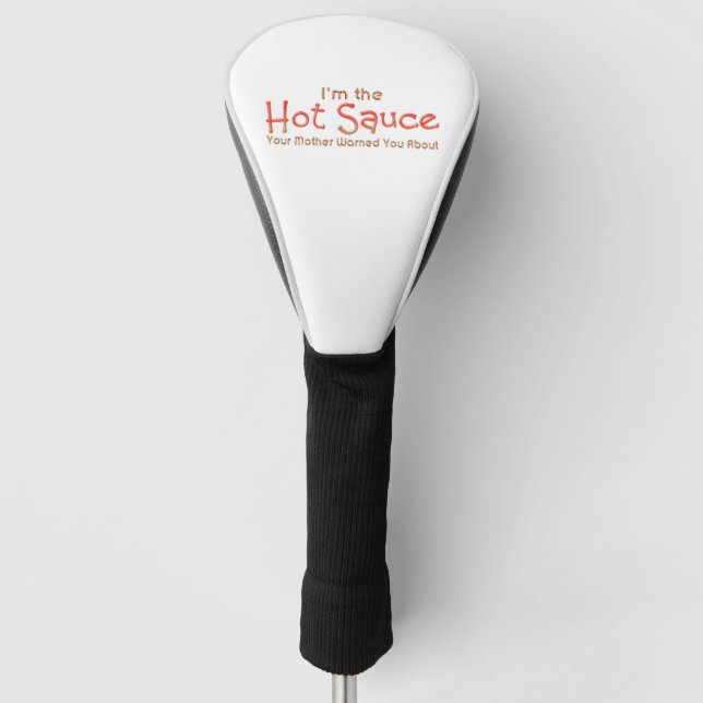 TEE Hot Sauce Humor Golf Head Cover (Front)