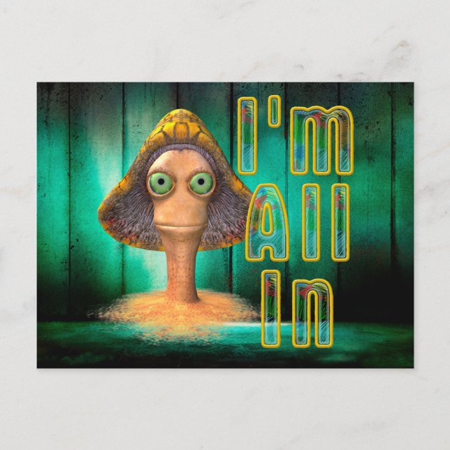 TEE I'm All In Postcard (Front)
