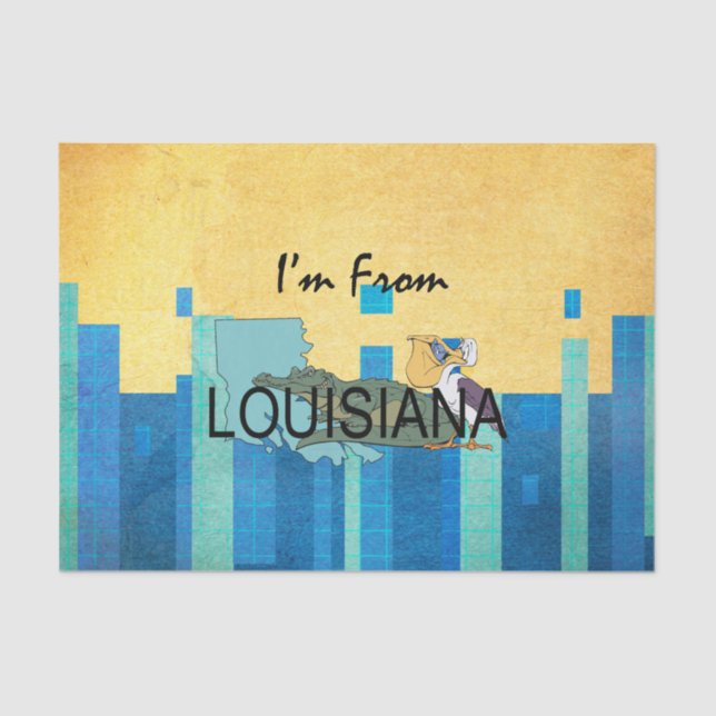 TEE I'm from Louisiana Tissue Paper (Front)