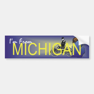 TEE I'm From Michigan Bumper Sticker