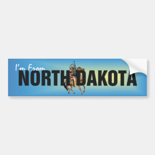 TEE I'm From North Dakota Bumper Sticker