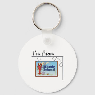 TEE I'm From Rhode Island Key Ring