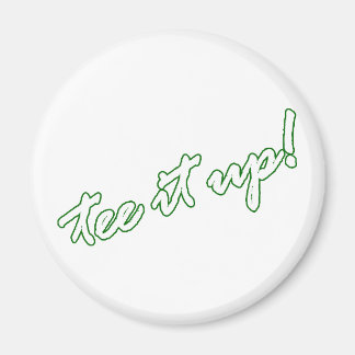 Tee it up! golf goodies magnet