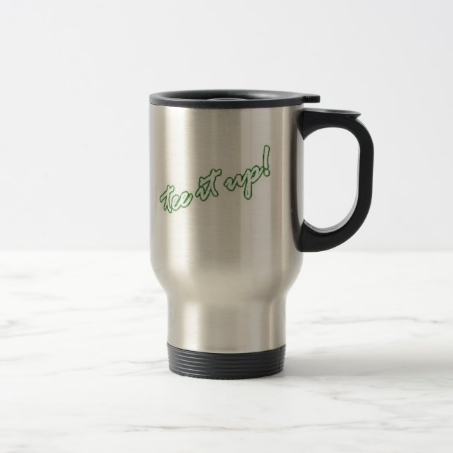 Tee it up! travel mug (Right)