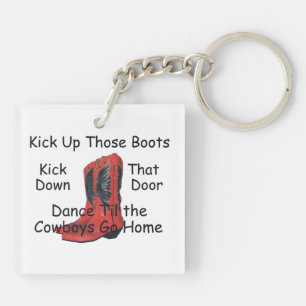 TEE Kick Up Those Boots Key Ring