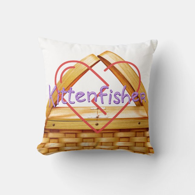 TEE Kittenfisher Cushion (Front)
