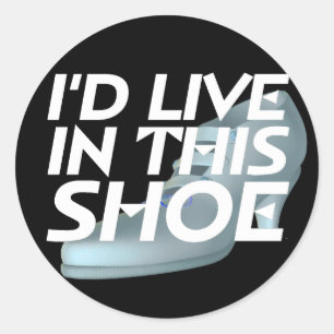 TEE Live for Shoes Classic Round Sticker