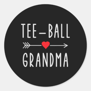 Tee Ll Grandma Funny Gift For Ll Grandma Mothers D Classic Round Sticker