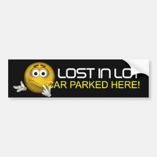TEE Lost in Lot Bumper Sticker
