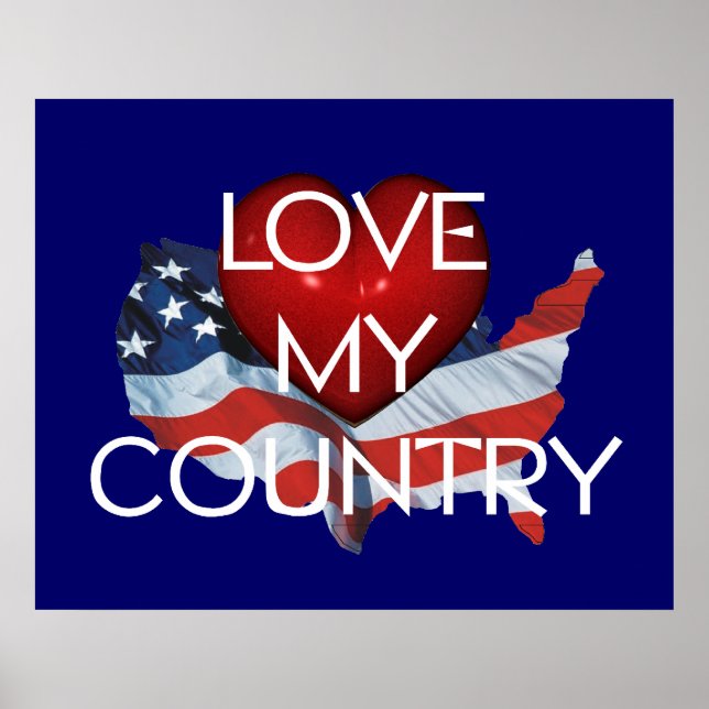 TEE Love My Country Poster (Front)