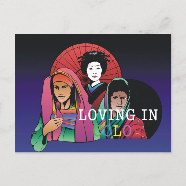 TEE Loving In Colour Postcard (Front)