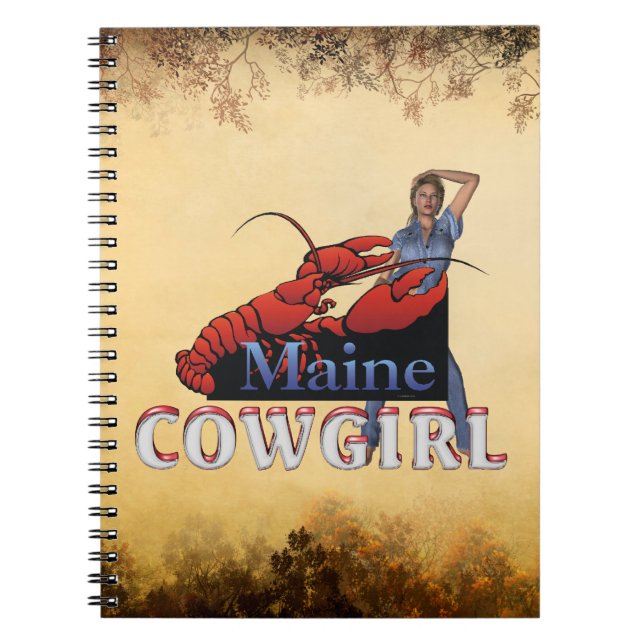 TEE Maine Cowgirl Notebook (Front)