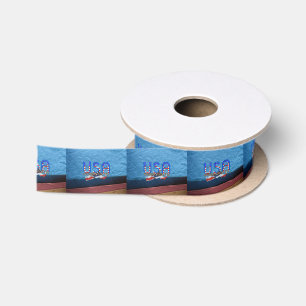 TEE Massachusetts Patriot Satin Ribbon