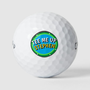TEE ME UP Personalised Golf Balls