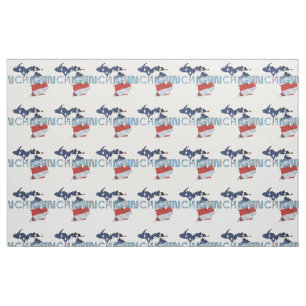 TEE Michigan Patriot Fabric