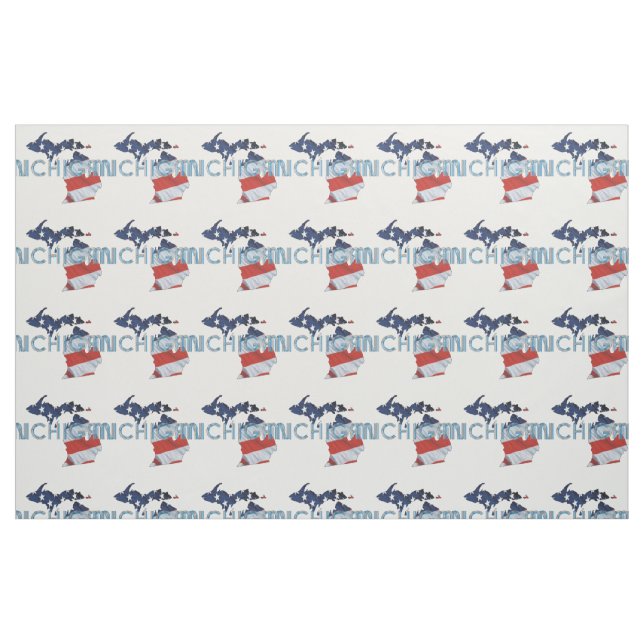 TEE Michigan Patriot Fabric (Fat Quarter)