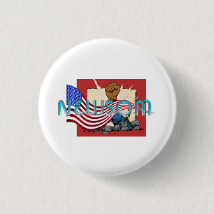 TEE Newsom for President 3 Cm Round Badge