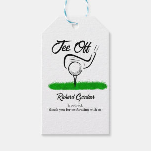Tee Off for an UnForeGettable Retirement Party Gift Tags