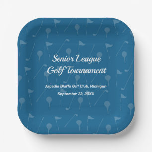 Tee Off in Style - Golf Party Tableware Paper Plate