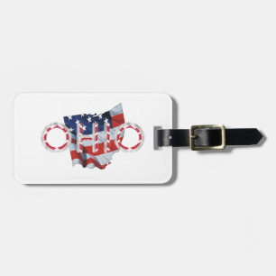 TEE Ohio Patriot Luggage Tag