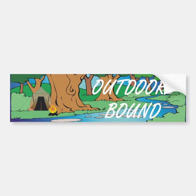 TEE Outdoors Bound Bumper Sticker (Front)
