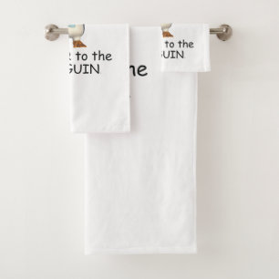 TEE Penguin Power Bath Towel Set