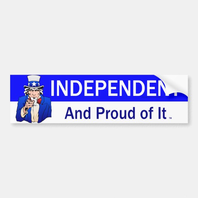 TEE Proud Independant Bumper Sticker (Front)