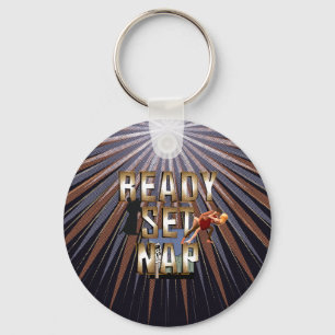 TEE Ready Set Nap Key Ring