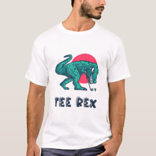 Tee Rex Golfing Rex Dinosaur Pun Golf T Rex Dino