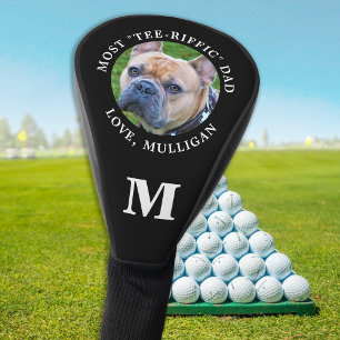 Tee-Riffic DOG DAD Personalised Monogram Pet Photo Golf Head Cover