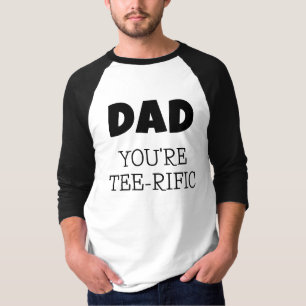 Tee-Rific Golf Pun Black And White Dad T-Shirt