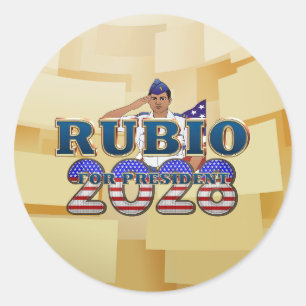 TEE Rubio 2028 Classic Round Sticker
