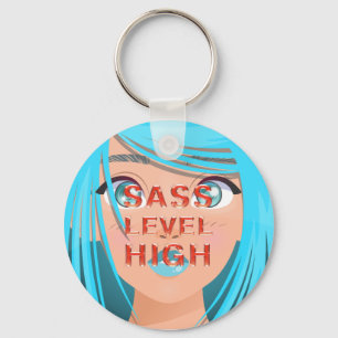TEE Sass Level High Key Ring