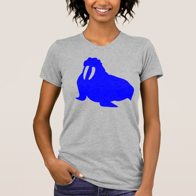 TEE SHIRT CHARACTER IMAGE WALRUS (Front)