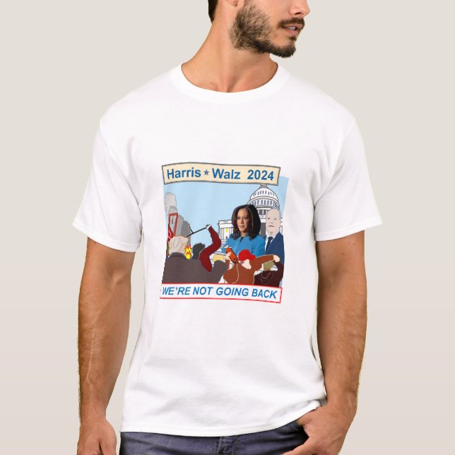 Tee Shirt, Harris-Waltz stopping 1/6 rioters (Front)