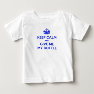 Tee-shirt Keep Calm Bottle English Baby T-Shirt