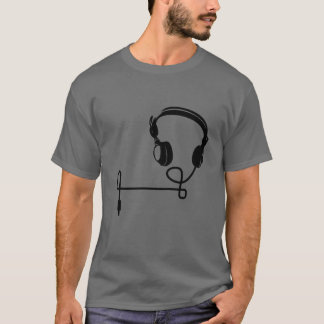 Tee-shirt Man “HeadPhones " T-Shirt