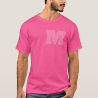 Tee shirt with monogram "m"