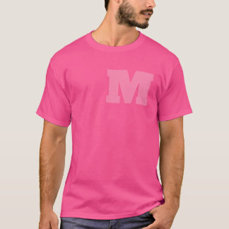Tee shirt with monogram "m"