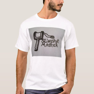 Tee shirt with slingshot design: SLINGSHOT MASTER