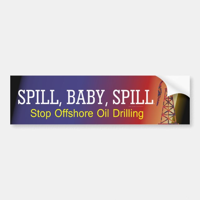 TEE Spill Baby Spill Bumper Sticker (Front)