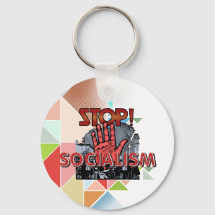 TEE Stop Socialism Key Ring