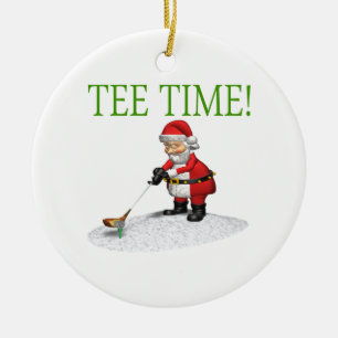 Tee Time Ceramic Tree Decoration