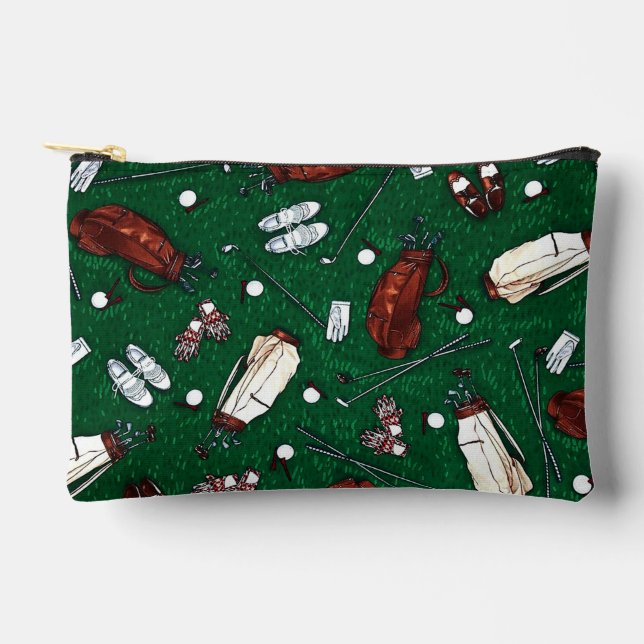 Tee Time Golf Accessory Pouch (Front)