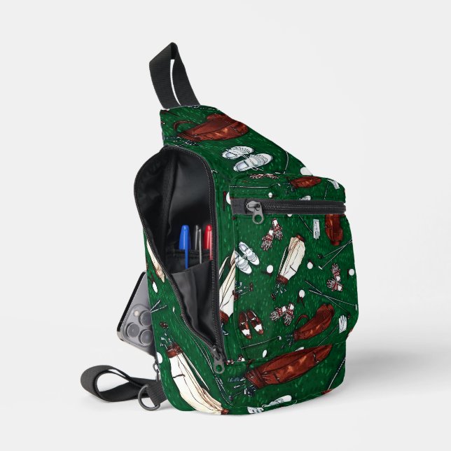 Tee Time Golf Sling Bag (Open)